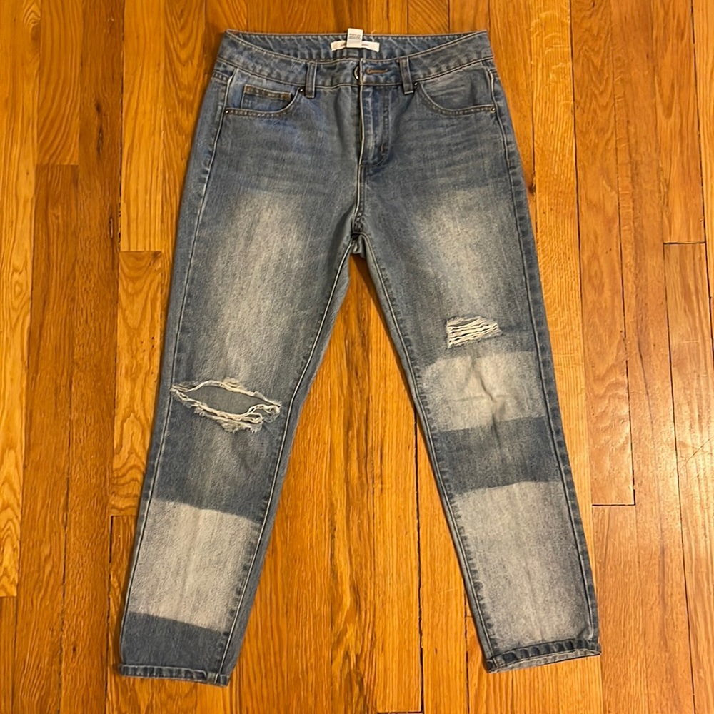 Boyfriend fit capris